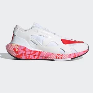 Adidas by Stella McCartney Red and White Athletic Shoes